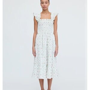 Hill House - Ellie Nap Dress - Pastel Trellis